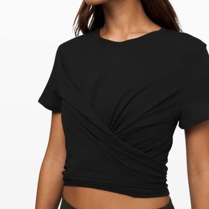 Lululemon Time To Restore Short Sleeve in black